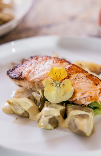 Ein Beispiel für ein leichtes Mittagessen bei einer Tagung bei Savoro